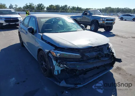 2022 Honda Civic Sport z USA, uszkodzony, nr VIN 2HGFE2F5XNH608171